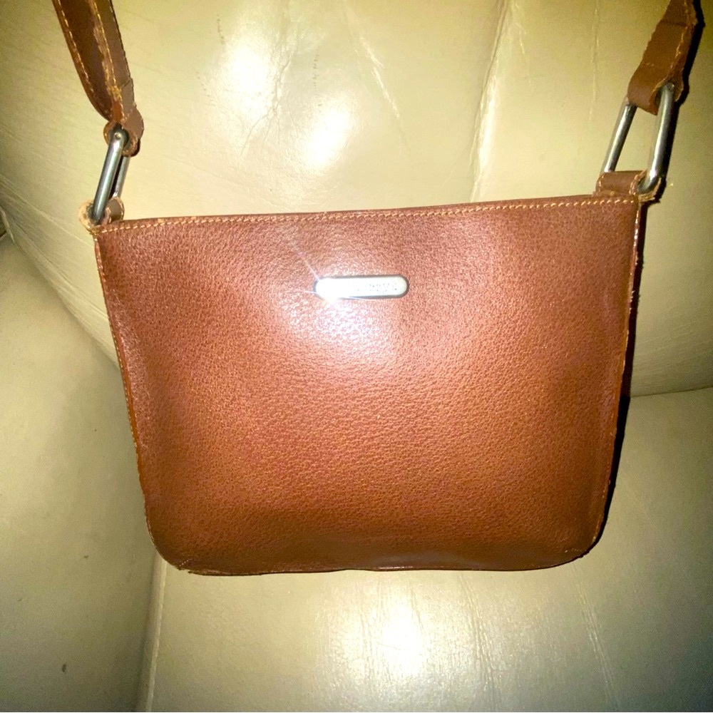 Vintage HIPSTER authentic Burberry shoulder bag leather - Picture 2 of 15